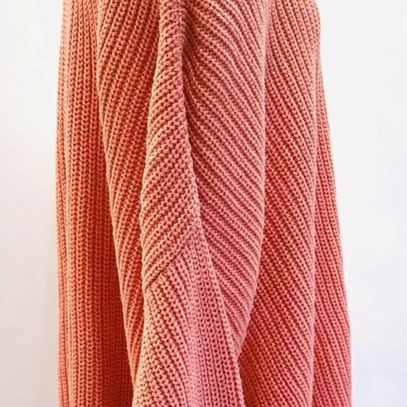 NWT SONOMA Women Long Sleeve Pullover Round Neck Orange Knit Sweater Plus Sz 4X - Picture 6 of 14